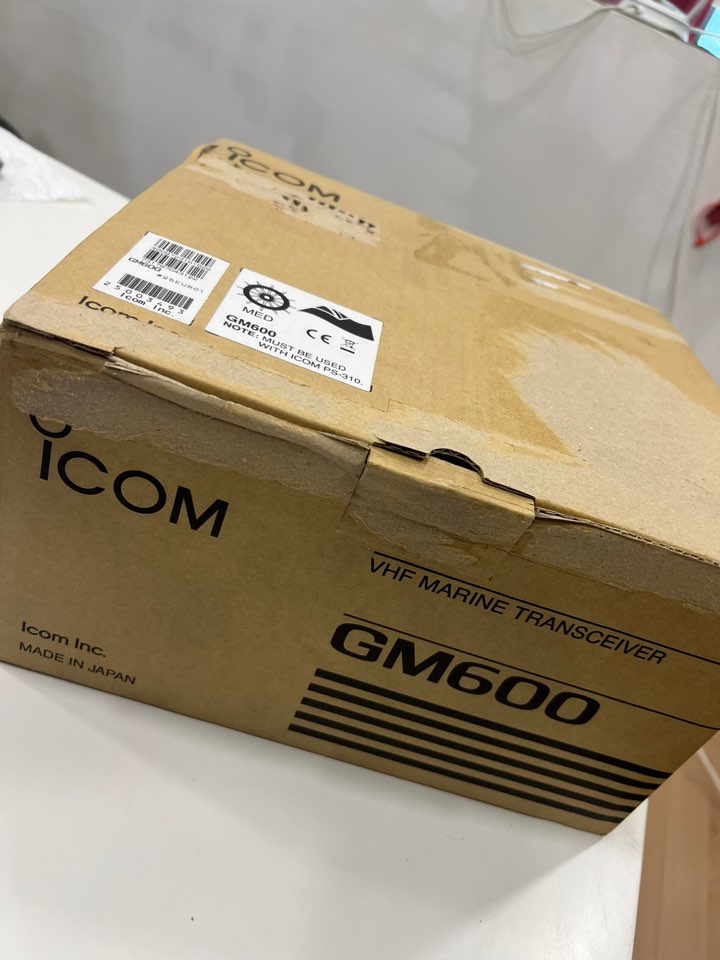[박스만 개봉된 새상품] ICOM GM600 해상용 GMDSS VHF 해상 선박 무전기 풀세트 이미지 6